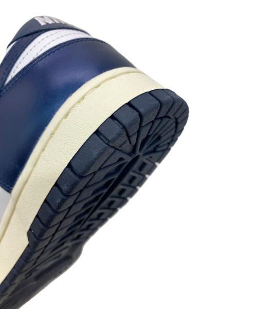 NIKE（ナイキ）NIKE (ナイキ) WMNS DUNK LOW PREMIUM ホワイト×ネイビー サイズ:US11.5 未使用品の古着・服飾アイテム