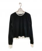 FRAMeWORKフレームワーク）の古着「レイヤードライクTシャツ」｜ブラック
