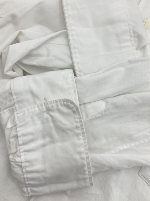 COMME des GARCONS HOMME PLUS（コムデギャルソンオムプリュス）COMME des GARCONS HOMME PLUS (コムデギャルソンオムプリュス) コットンシャツ ホワイト サイズ:XLの古着・服飾アイテム