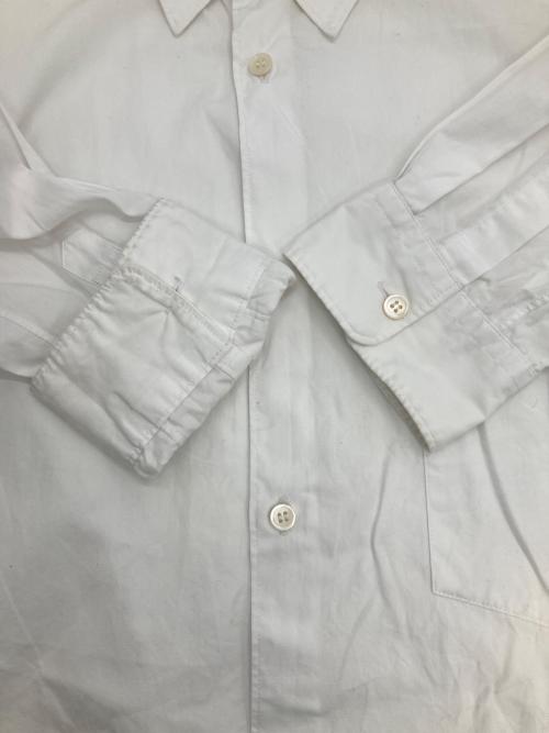 COMME des GARCONS HOMME PLUS（コムデギャルソンオムプリュス）COMME des GARCONS HOMME PLUS (コムデギャルソンオムプリュス) コットンシャツ ホワイト サイズ:XLの古着・服飾アイテム