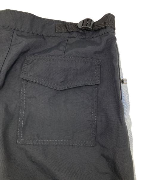 ALEXANDER WANG（アレキサンダー・ワン）ALEXANDER WANG (アレキサンダー・ワン) ハイブリット切替デニムパンツ インディゴ×ブラック サイズ:27の古着・服飾アイテム