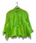 ENFOLD（エンフォルド）の古着「CO BROAD 3D SLEEVE SHIRT」｜グリーン