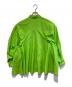 ENFOLD (エンフォルド) CO BROAD 3D SLEEVE SHIRT グリーン サイズ:38：10000円