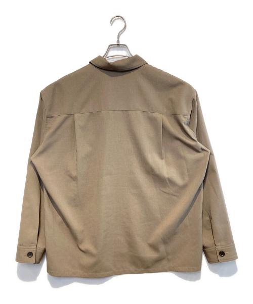 JOURNAL STANDARD relume（ジャーナルスタンダード レリューム）JOURNAL STANDARD relume (ジャーナルスタンダード レリューム) リラクシー CPOシャツジャケット ベージュ サイズ:Mの古着・服飾アイテム