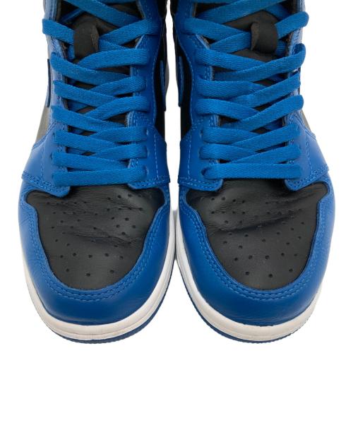 NIKE（ナイキ）NIKE (ナイキ) AIR JORDAN 1 RETRO HIGH OG ブルー×ブラック サイズ:US8の古着・服飾アイテム