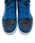 中古・古着 NIKE (ナイキ) AIR JORDAN 1 RETRO HIGH OG ブルー×ブラック サイズ:US8：9000円