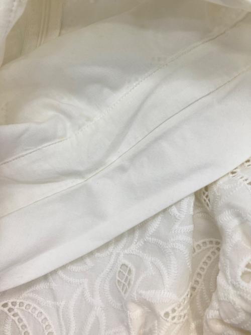 CELFORD（セルフォード）CELFORD (セルフォード) 襟付きAラインワンピース アイボリー サイズ:38の古着・服飾アイテム