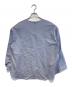 theory luxe (セオリーリュクス) 長袖ブラウス ブルー サイズ:38 未使用品：7000円