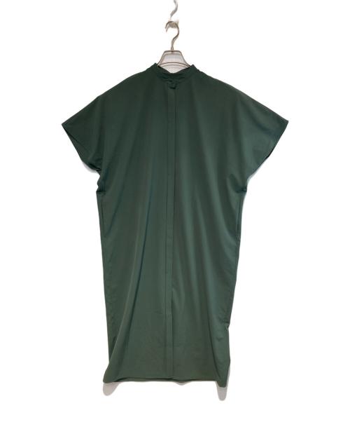 RIM.ARK（リムアーク）RIM.ARK (リムアーク) Half sleeve cocoon OP グリーン サイズ:36の古着・服飾アイテム