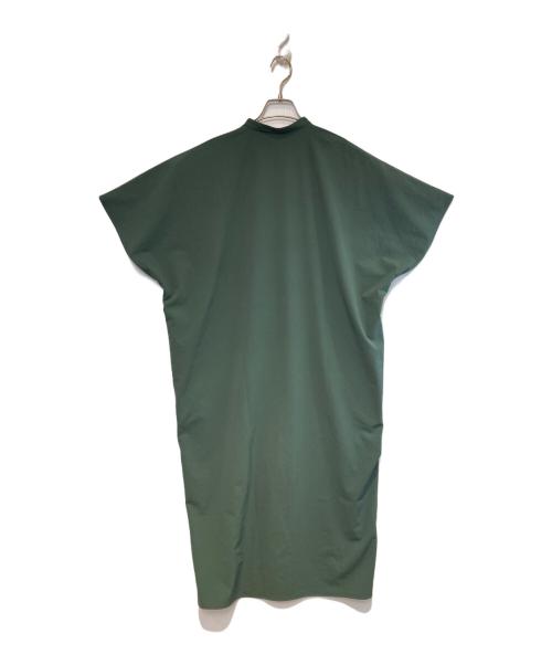 RIM.ARK（リムアーク）RIM.ARK (リムアーク) Half sleeve cocoon OP グリーン サイズ:36の古着・服飾アイテム