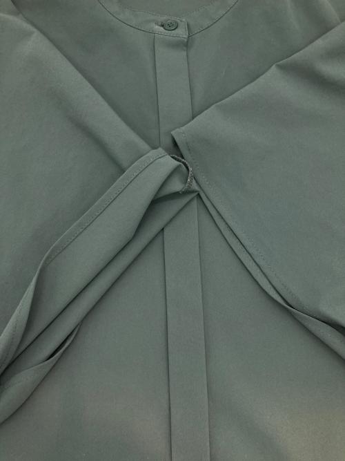 RIM.ARK（リムアーク）RIM.ARK (リムアーク) Half sleeve cocoon OP グリーン サイズ:36の古着・服飾アイテム