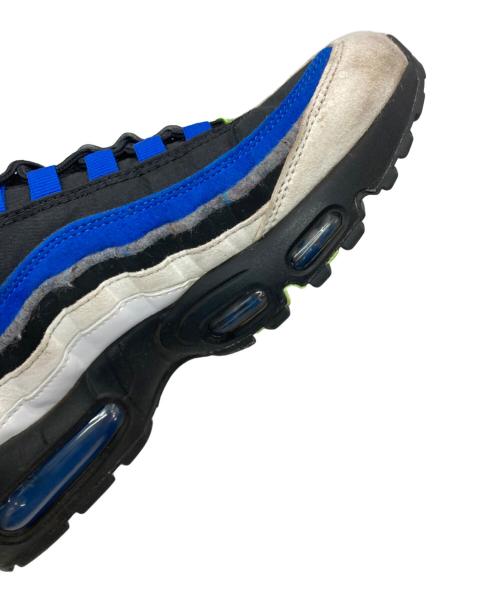 NIKE（ナイキ）NIKE (ナイキ) AIR MAX 95 SE ブラック×ブルー サイズ:US8.5の古着・服飾アイテム
