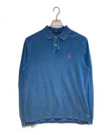 POLO RALPH LAUREN（ポロ・ラルフローレン）の古着「ロングスリーブポロシャツ」｜インディゴ