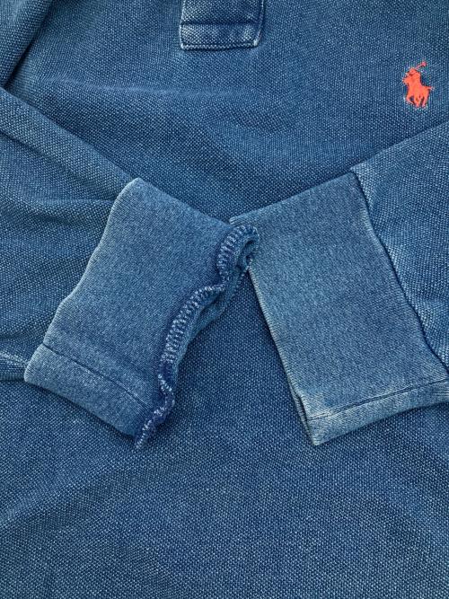 POLO RALPH LAUREN（ポロ・ラルフローレン）POLO RALPH LAUREN (ポロ・ラルフローレン) ロングスリーブポロシャツ インディゴ サイズ:Lの古着・服飾アイテム
