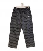 SUBCIETYサブサエティ）の古着「Stripe training pants」｜ブラック