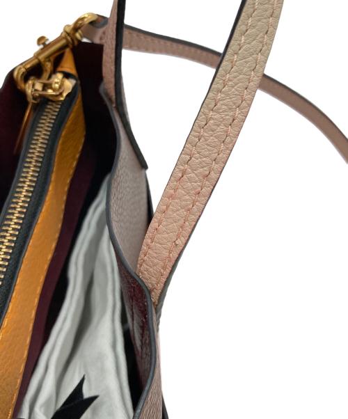 MARC JACOBS（マークジェイコブス）MARC JACOBS (マークジェイコブス) The Grind Mini ブラウン×ピンクの古着・服飾アイテム