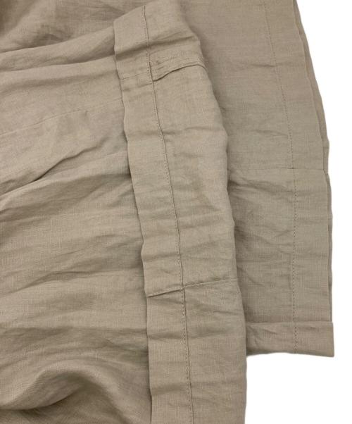 JOURNAL STANDARD（ジャーナルスタンダード）JOURNAL STANDARD (ジャーナルスタンダード) リネンタックキュロット ベージュ サイズ:38 未使用品の古着・服飾アイテム