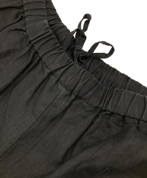 JOURNAL STANDARD（ジャーナルスタンダード）JOURNAL STANDARD (ジャーナルスタンダード) リネンタックキュロット ブラック サイズ:38 未使用品の古着・服飾アイテム