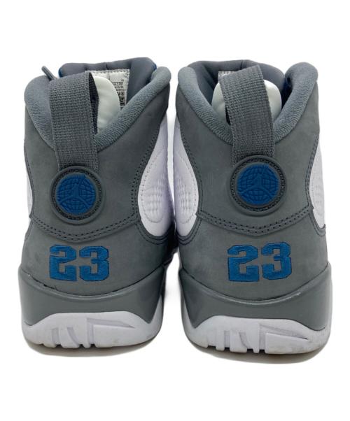NIKE（ナイキ）NIKE (ナイキ) AIR JORDAN 9 RETRO ホワイト×グレー サイズ:US10の古着・服飾アイテム