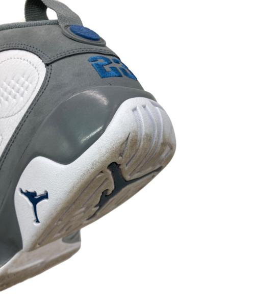 NIKE（ナイキ）NIKE (ナイキ) AIR JORDAN 9 RETRO ホワイト×グレー サイズ:US10の古着・服飾アイテム