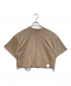 HYKEハイク）の古着「CROPPED SHORT-SLV TEE」｜ブラウン