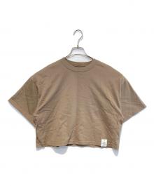 HYKE（ハイク）の古着「CROPPED SHORT-SLV TEE」｜ブラウン