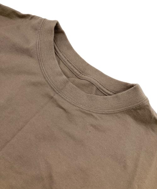 HYKE（ハイク）HYKE (ハイク) CROPPED SHORT-SLV TEE ブラウン サイズ:Sの古着・服飾アイテム