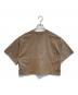 HYKE (ハイク) CROPPED SHORT-SLV TEE ブラウン サイズ:S：6000円