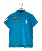 POLO RALPH LAURENポロ・ラルフローレン）の古着「ビッグポニーポロシャツ」｜ブルー
