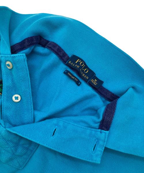 POLO RALPH LAUREN（ポロ・ラルフローレン）POLO RALPH LAUREN (ポロ・ラルフローレン) ビッグポニーポロシャツ ブルー サイズ:Mの古着・服飾アイテム