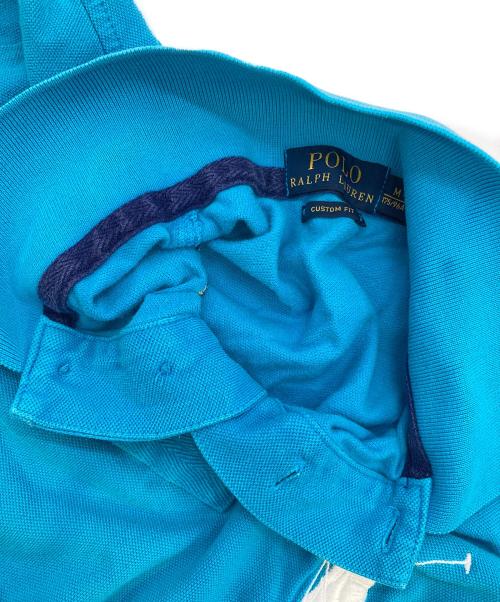 POLO RALPH LAUREN（ポロ・ラルフローレン）POLO RALPH LAUREN (ポロ・ラルフローレン) ビッグポニーポロシャツ ブルー サイズ:Mの古着・服飾アイテム