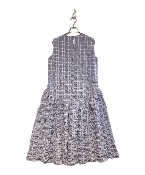 EMMEL REFINES（エメル リファインズ）EMMEL REFINES (エメル リファインズ) ノースリーブロングワンピース パープル サイズ:Freeの古着・服飾アイテム