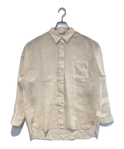 Curensology（カレンソロジー）Curensology (カレンソロジー) シアーシャツ ベージュ サイズ:Freeの古着・服飾アイテム