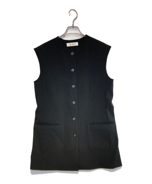 THE PAUSE（ザポーズ）THE PAUSE (ザポーズ) ダブルクロスジレ ブラック サイズ:Freeの古着・服飾アイテム