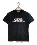 CDGシーディージー）の古着「ロゴプリントTシャツ」｜ブラック