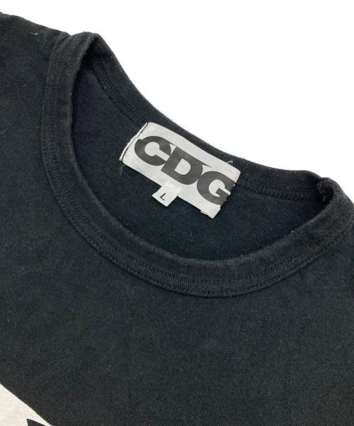 CDG（シーディージー）CDG (シーディージー) ロゴプリントTシャツ ブラック サイズ:Lの古着・服飾アイテム