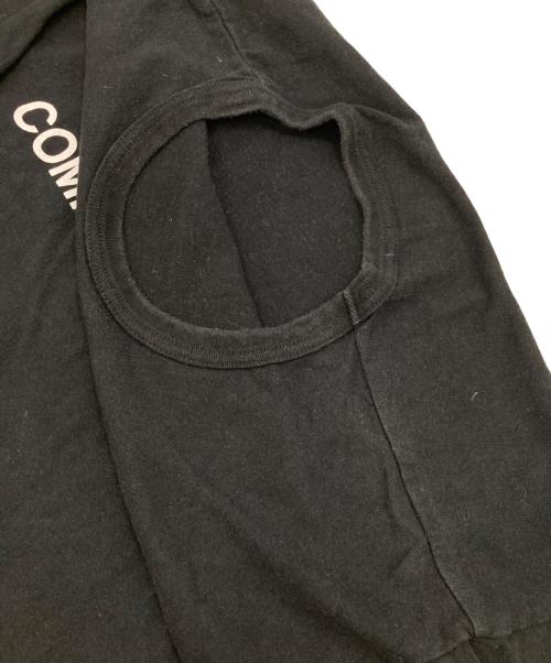 CDG（シーディージー）CDG (シーディージー) ロゴプリントTシャツ ブラック サイズ:Lの古着・服飾アイテム