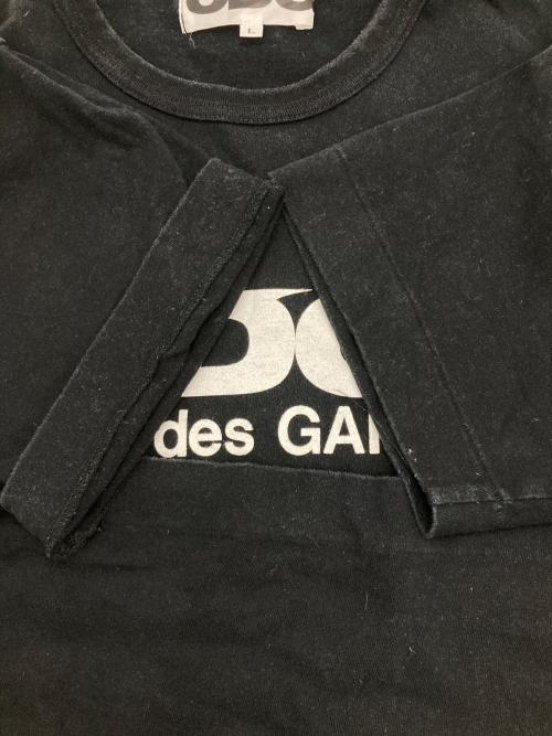 CDG（シーディージー）CDG (シーディージー) ロゴプリントTシャツ ブラック サイズ:Lの古着・服飾アイテム