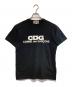 CDG（シーディージー）の古着「ロゴプリントTシャツ」｜ブラック