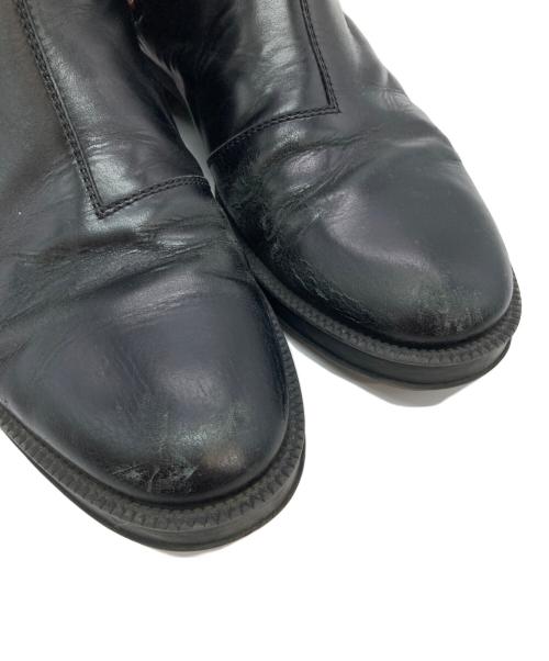 GUCCI（グッチ）GUCCI (グッチ) Lether Chelsea Boots ブラック サイズ:8 1/2の古着・服飾アイテム