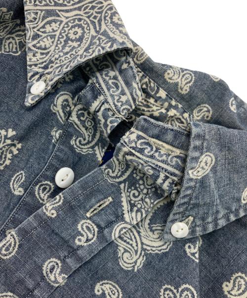 RALPH LAUREN（ラルフローレン）RALPH LAUREN (ラルフローレン) ペイズリープルオーバーシャツ インディゴ サイズ:Lの古着・服飾アイテム
