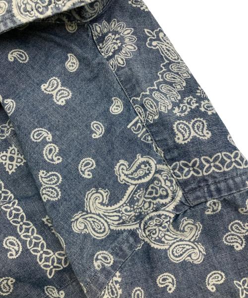 RALPH LAUREN（ラルフローレン）RALPH LAUREN (ラルフローレン) ペイズリープルオーバーシャツ インディゴ サイズ:Lの古着・服飾アイテム