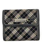 BURBERRY BLUE LABELバーバリー ブルー レーベル）の古着「2つ折り財布」｜グレー