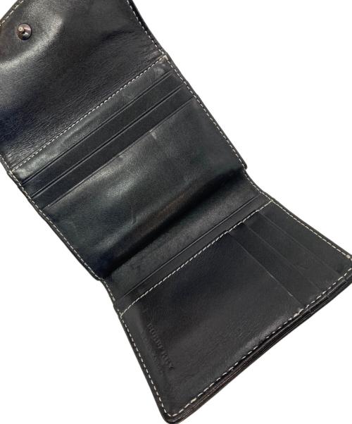 BURBERRY BLUE LABEL（バーバリー ブルー レーベル）BURBERRY BLUE LABEL (バーバリー ブルー レーベル) 2つ折り財布 グレーの古着・服飾アイテム