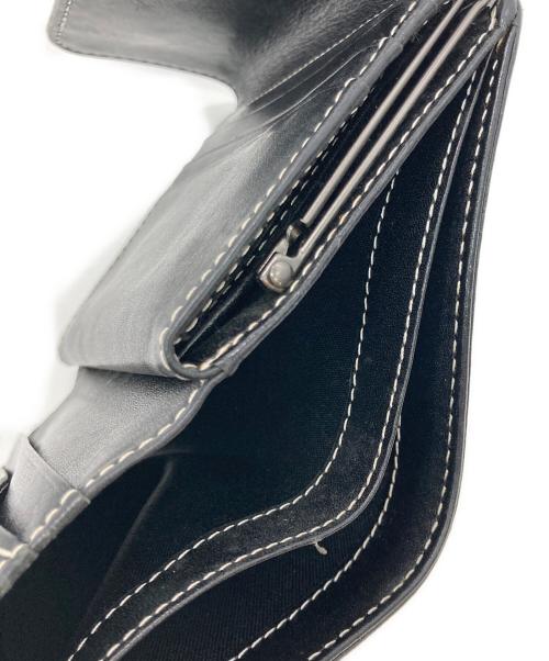 BURBERRY BLUE LABEL（バーバリー ブルー レーベル）BURBERRY BLUE LABEL (バーバリー ブルー レーベル) 2つ折り財布 グレーの古着・服飾アイテム