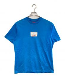 SUPREME（シュプリーム）の古着「Signature Labe S/S Top」｜ブルー