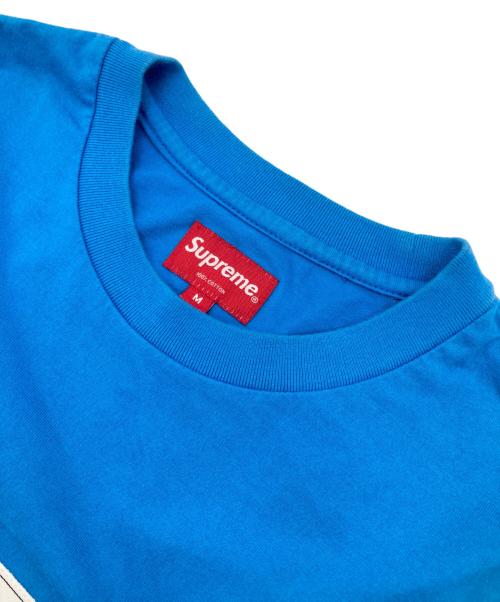 SUPREME（シュプリーム）SUPREME (シュプリーム) Signature Labe S/S Top ブルー サイズ:Mの古着・服飾アイテム
