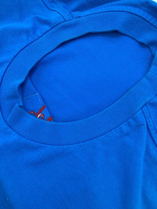 SUPREME（シュプリーム）SUPREME (シュプリーム) Signature Labe S/S Top ブルー サイズ:Mの古着・服飾アイテム
