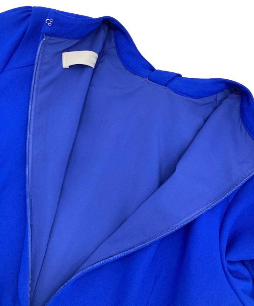CELFORD（セルフォード）CELFORD (セルフォード) ボウタイプリーツワンピース ブルー サイズ:38の古着・服飾アイテム