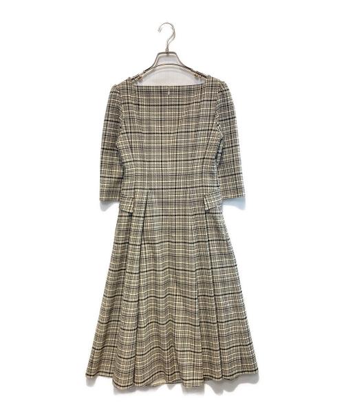 CELFORD（セルフォード）CELFORD (セルフォード) トリプルクロスワンピース ワンピース アイボリー サイズ:34の古着・服飾アイテム